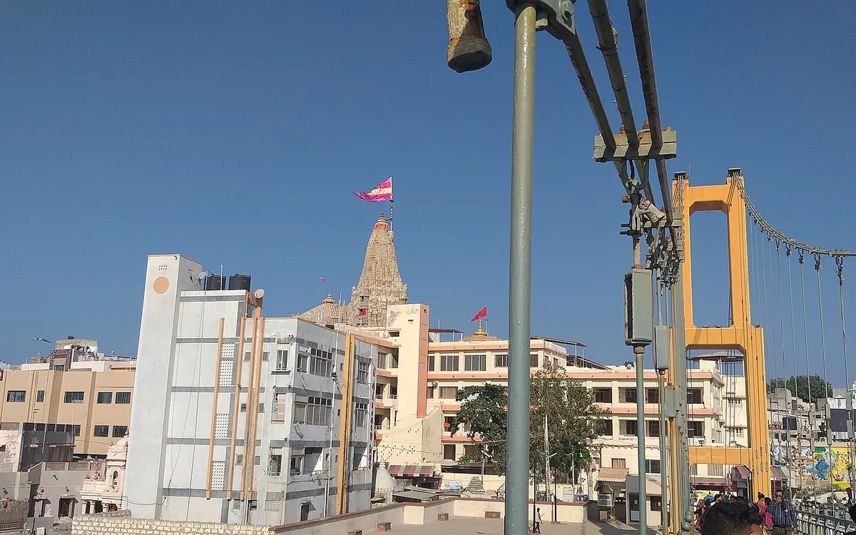 Dwarka Dwarkadhish Temple from Sudama Setu