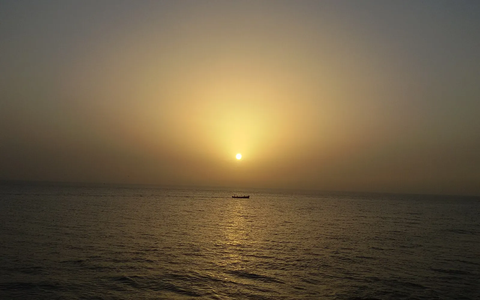 Sunset & Ship Dwarka GJ