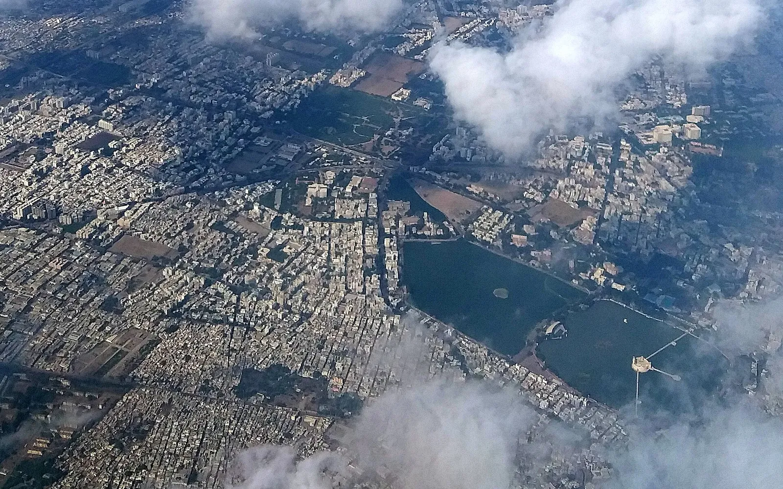 Jamnagar view of Lakhota Lake and Fort museum