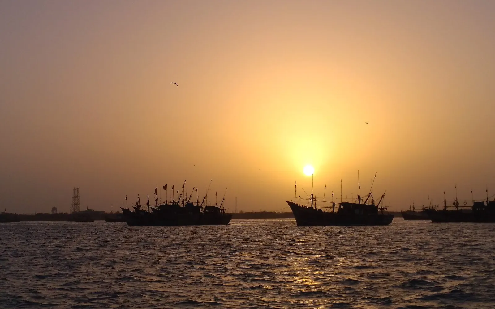 Sunset at Bet Dwarka, India