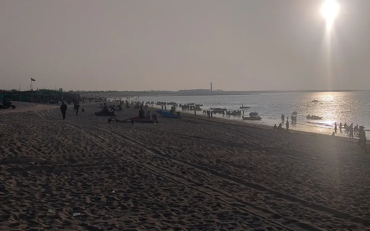 Shivrajpur beach Devbhoomi Dwarka district